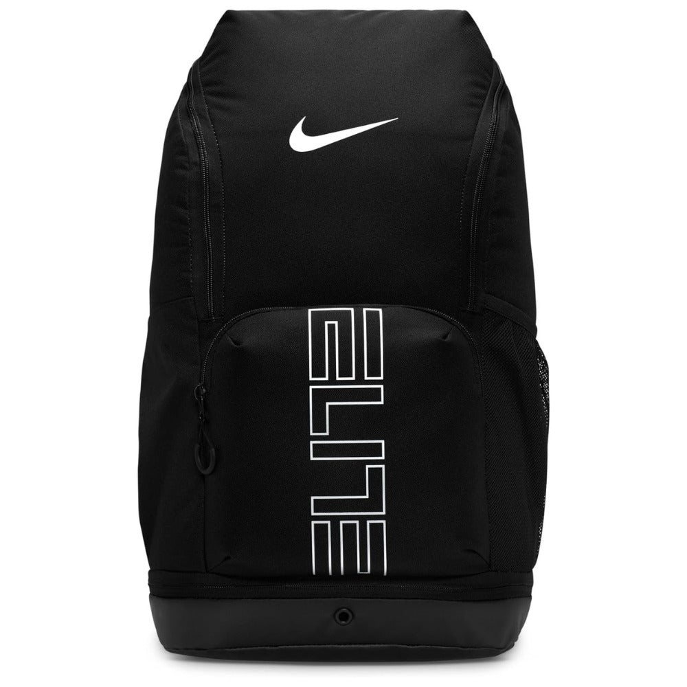 Nike Varsity Elite Backpack 32L Black Metallic Silver Sports Laptop Travel Bag
