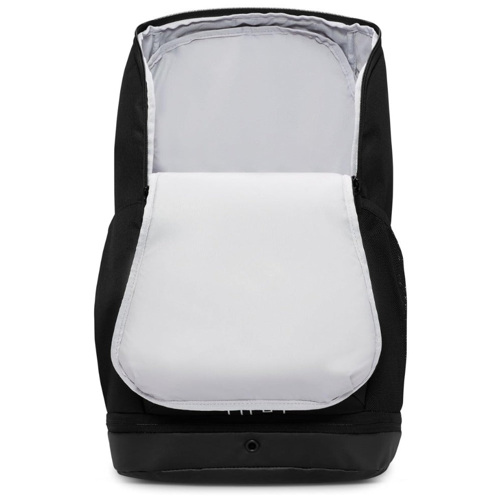 Nike Varsity Elite Backpack 32L Black Metallic Silver Sports Laptop Travel Bag